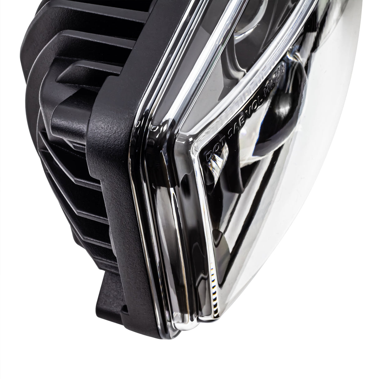 Eagle Lights Chrome 4 x 6 Chrome LED Headlights - Four Pack (Two High Beam / Two Low Beam)