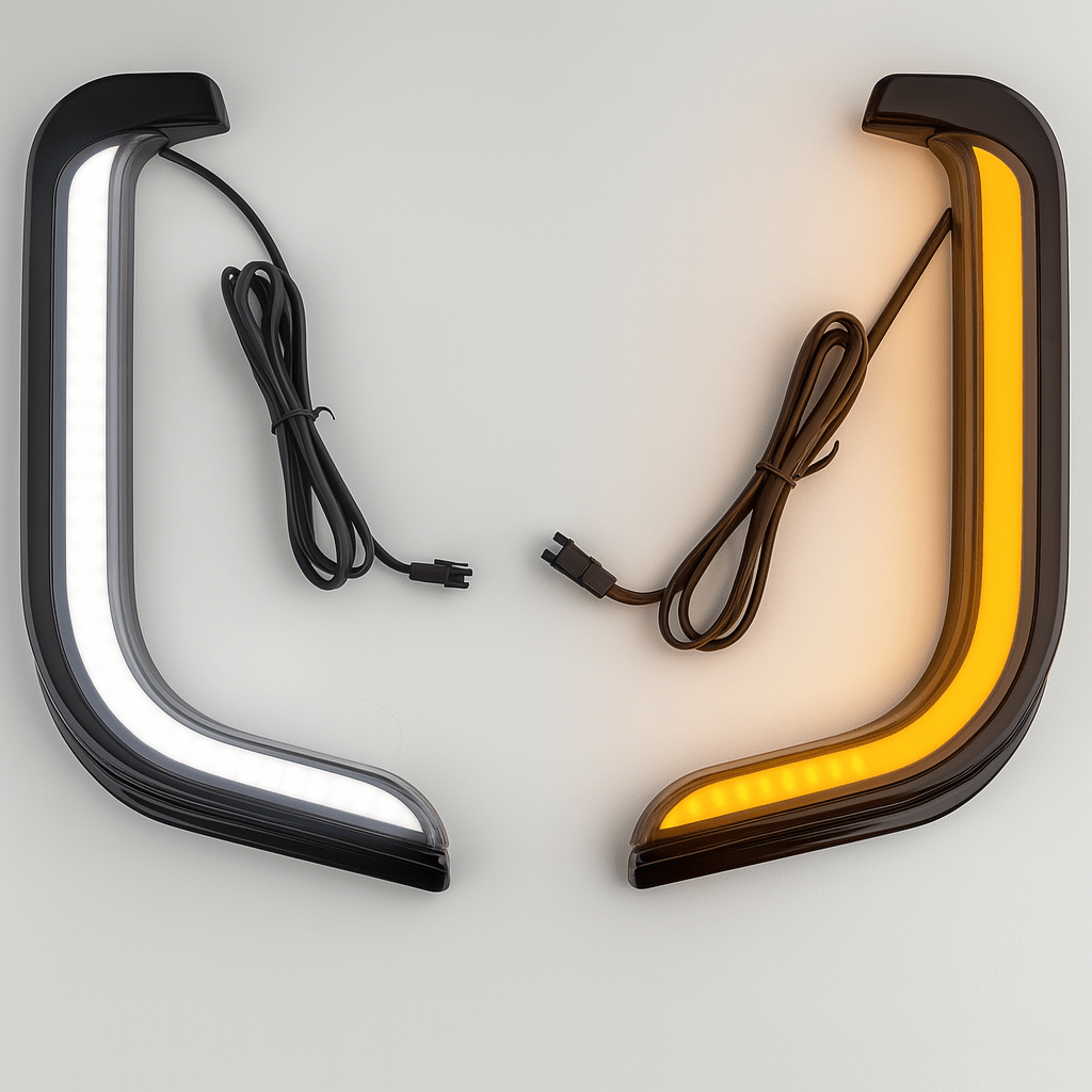 Eagle Lights SUNBURST Lower Fairing Grill LED Lights for 1996 - 2013 Harley Davidson® Motorcycles