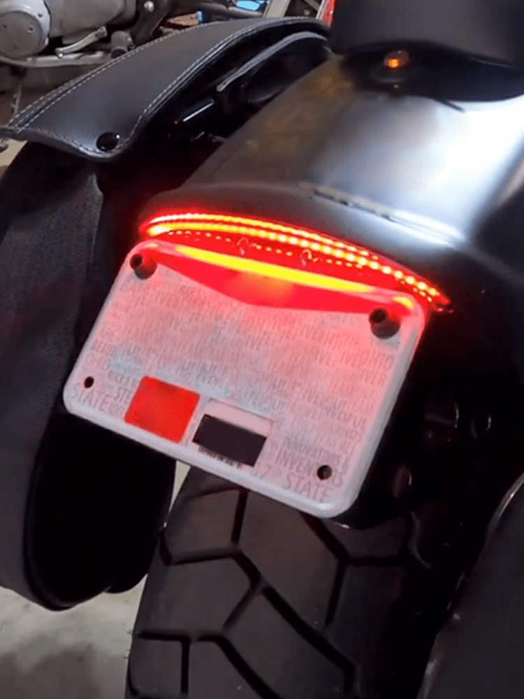 Eagle Lights SLIMLINE Auxiliary Run, Turn Signal and LED Brake Light for for 2018+ Harley Davidson Fat Bob