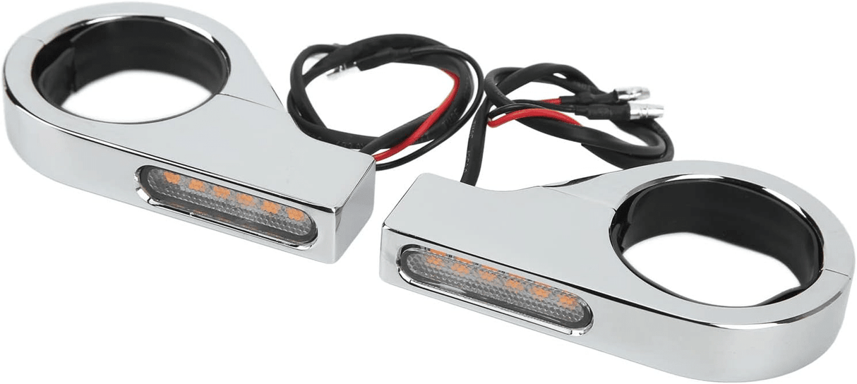 Eagle Lights FORKFLARES Front LED Turn Signals with Running Lights for Harley-Davidson® Motorcycles
