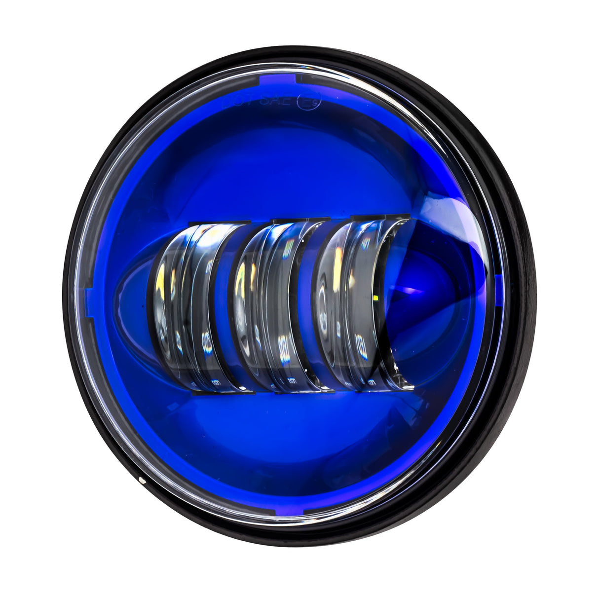 Eagle Lights Color Matched 4.5" Red and Blue LED Passing Lamp Kit for Harley-Davidson® and Others