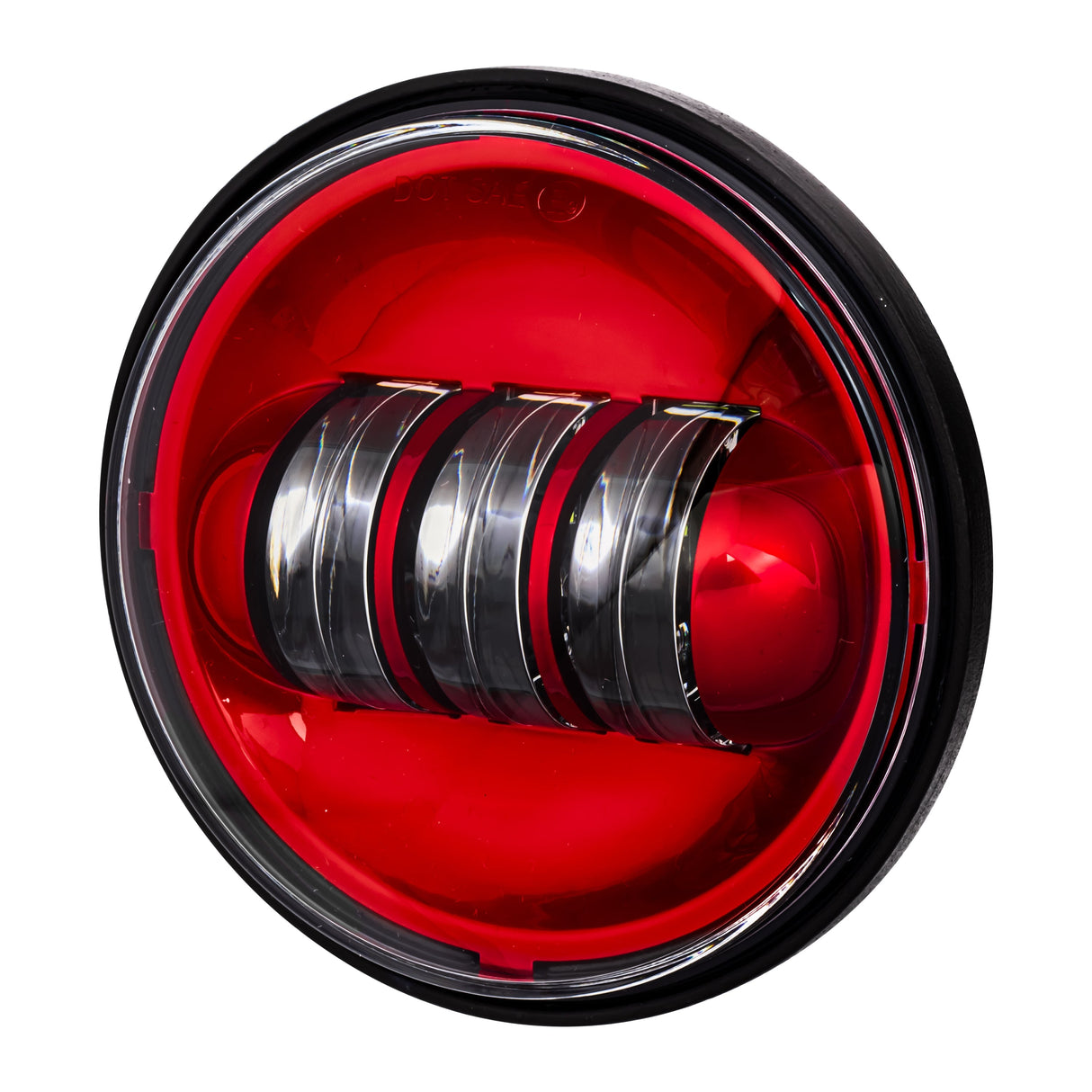 Eagle Lights Color Matched 4.5" Red and Blue LED Passing Lamp Kit for Harley-Davidson® and Others