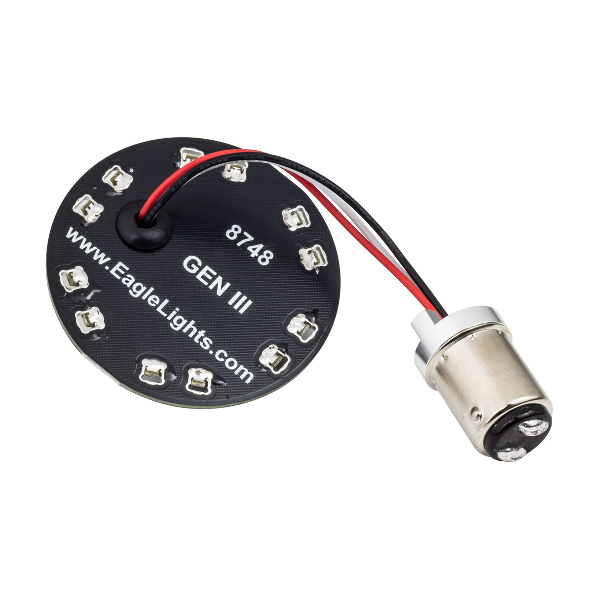 Eagle Lights Midnight Edition Generation III Front and Rear LED Turn Signal Kit for Harley-Davidson® Motorcycles- 1157 Front / 1157 Rear