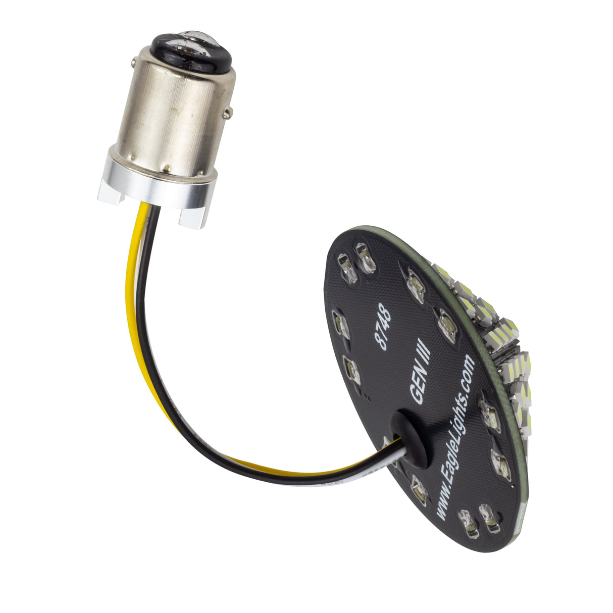 Eagle Lights Midnight Edition Generation III Front and Rear LED Turn Signal Kit for Harley-Davidson® Motorcycles- 1157 Front / 1157 Rear