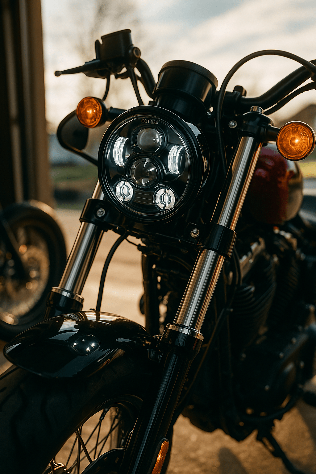 Eagle Lights 5 3/4" LED Headlight Kit for Harley-Davidson® and Indian® Motorcycles - Generation III