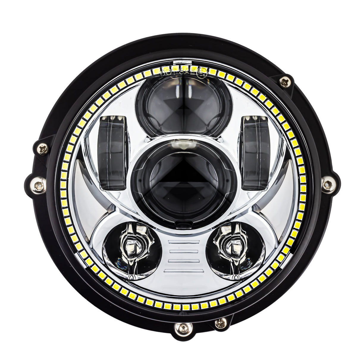 Eagle Lights 5 3/4" Generation III LED Headlight Kit with Halo Ring for Harley-Davidson® Low Rider ST Models with Adapter Bracket