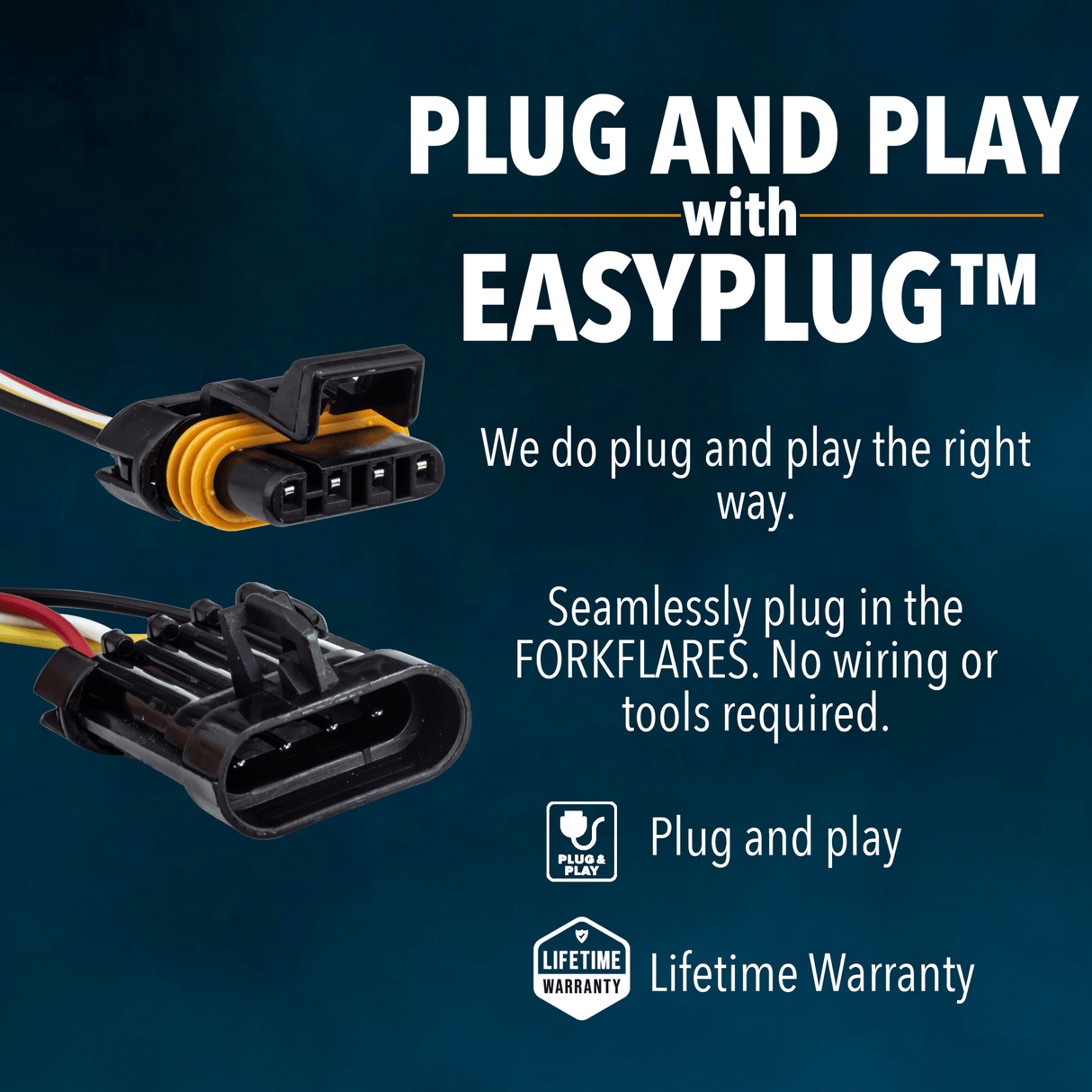 Eagle Lights LED FORKFLARES™ Light Cover for 2015 to Current Harley-Davidson® Road Glide Models