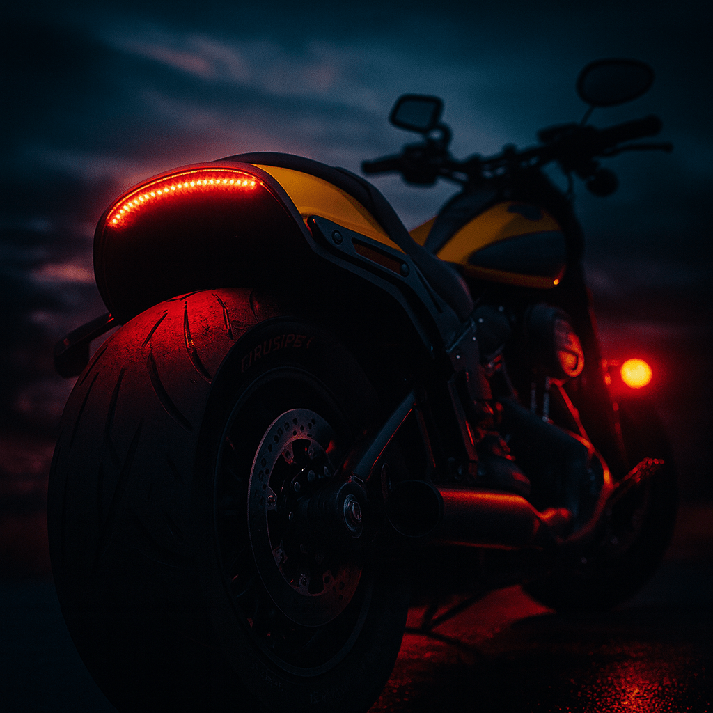 Eagle Lights SLIMLINE Auxiliary Run, Turn Signal and LED Brake Light for 2018+ Harley-Davidson® Fat Bob