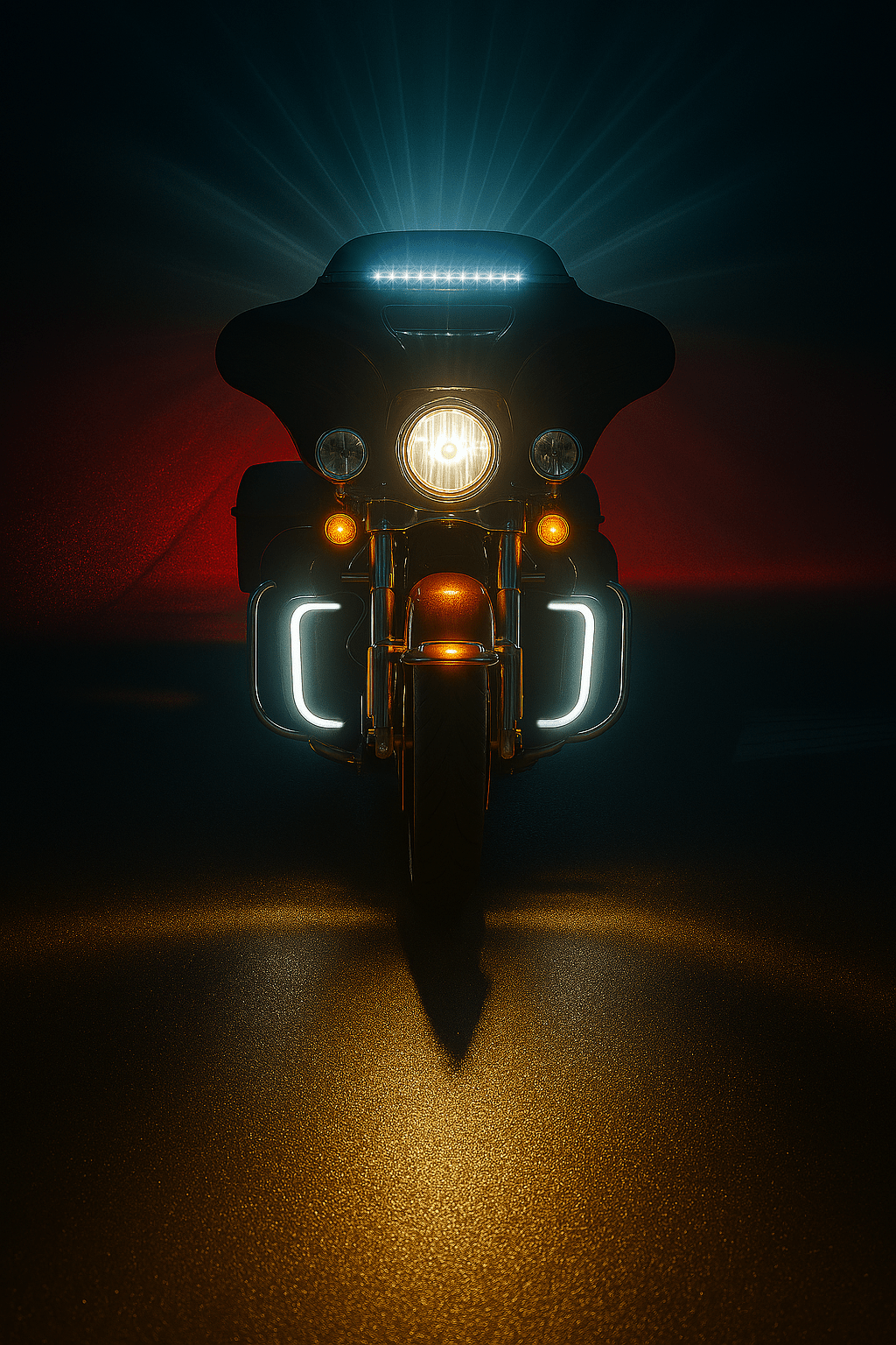 Eagle Lights SUNBURST Lower Fairing Grill LED Lights for Harley-Davidson® Motorcycles