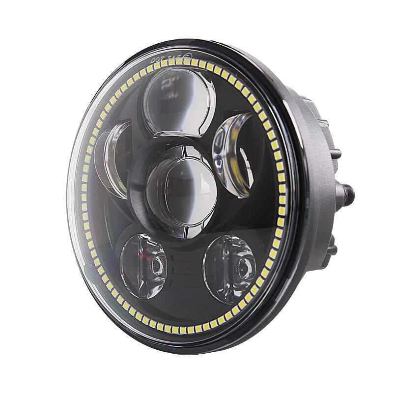 Eagle Lights 5 3/4" Generation III LED Headlight Kit with Halo Ring for Harley-Davidson® Low Rider ST Models with Adapter Bracket