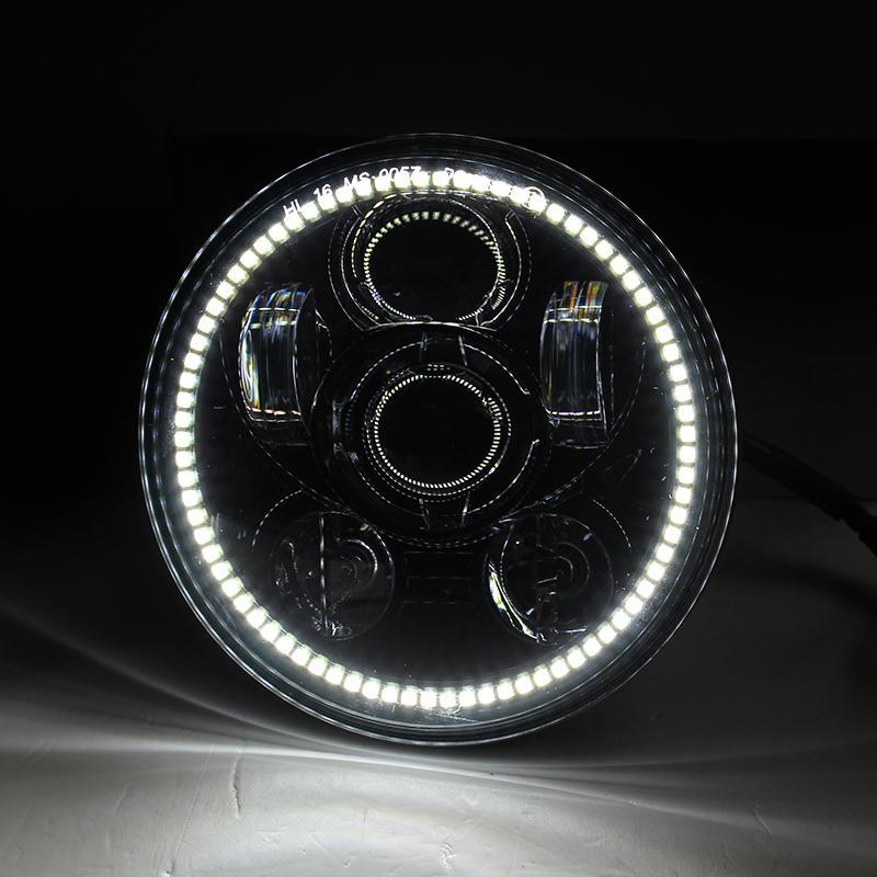 Eagle Lights 5 3/4" Adjustable LED Headlight with Halo Ring for 2010 - Current Honda Shadow Aero, Phantom, Fury, Sabre, Stateline, Interstate VT1300 Models and VTX Models