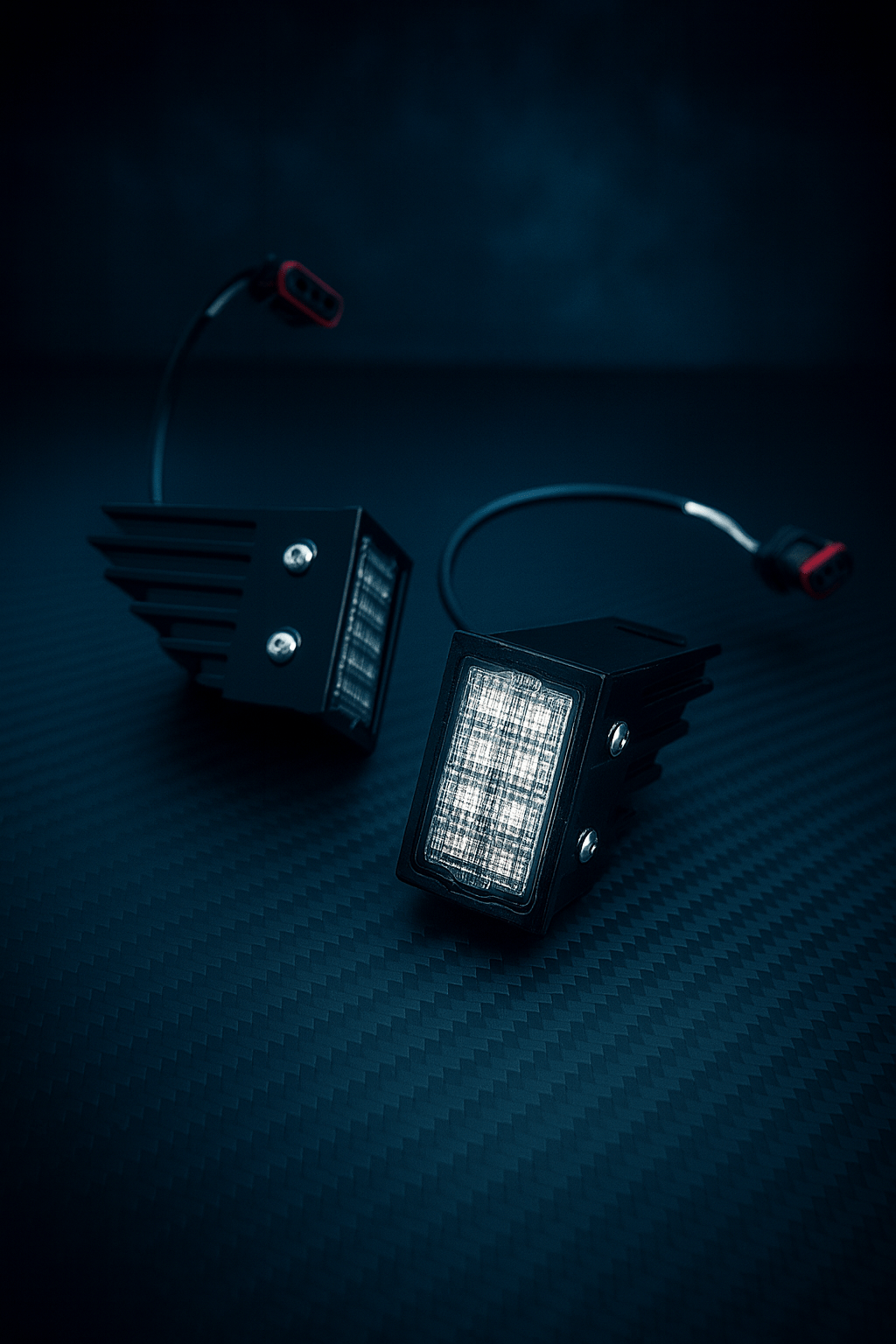 Eagle Lights BLACKBOLT LED Front Turn Signals with Full Running Light for Low Rider Models