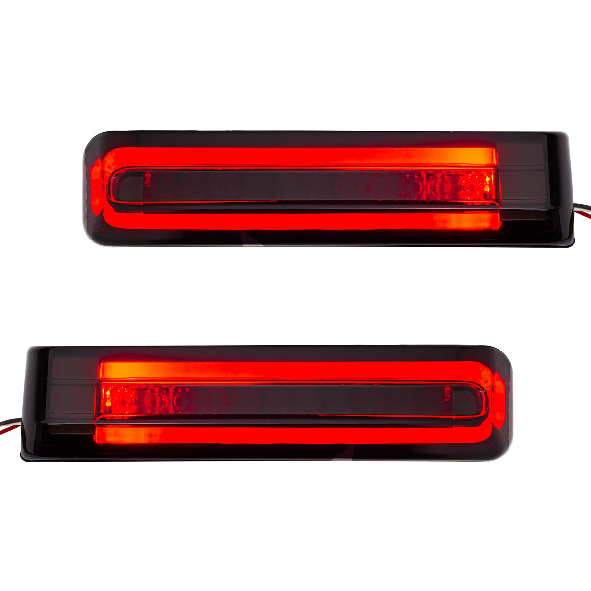 Eagle Lights HALOS Saddlebag LED Tail Lights with Turn Signals, Running Lights and Brake Lights for 2023.5 to Current Harley-Davidson® Touring and CVO Models