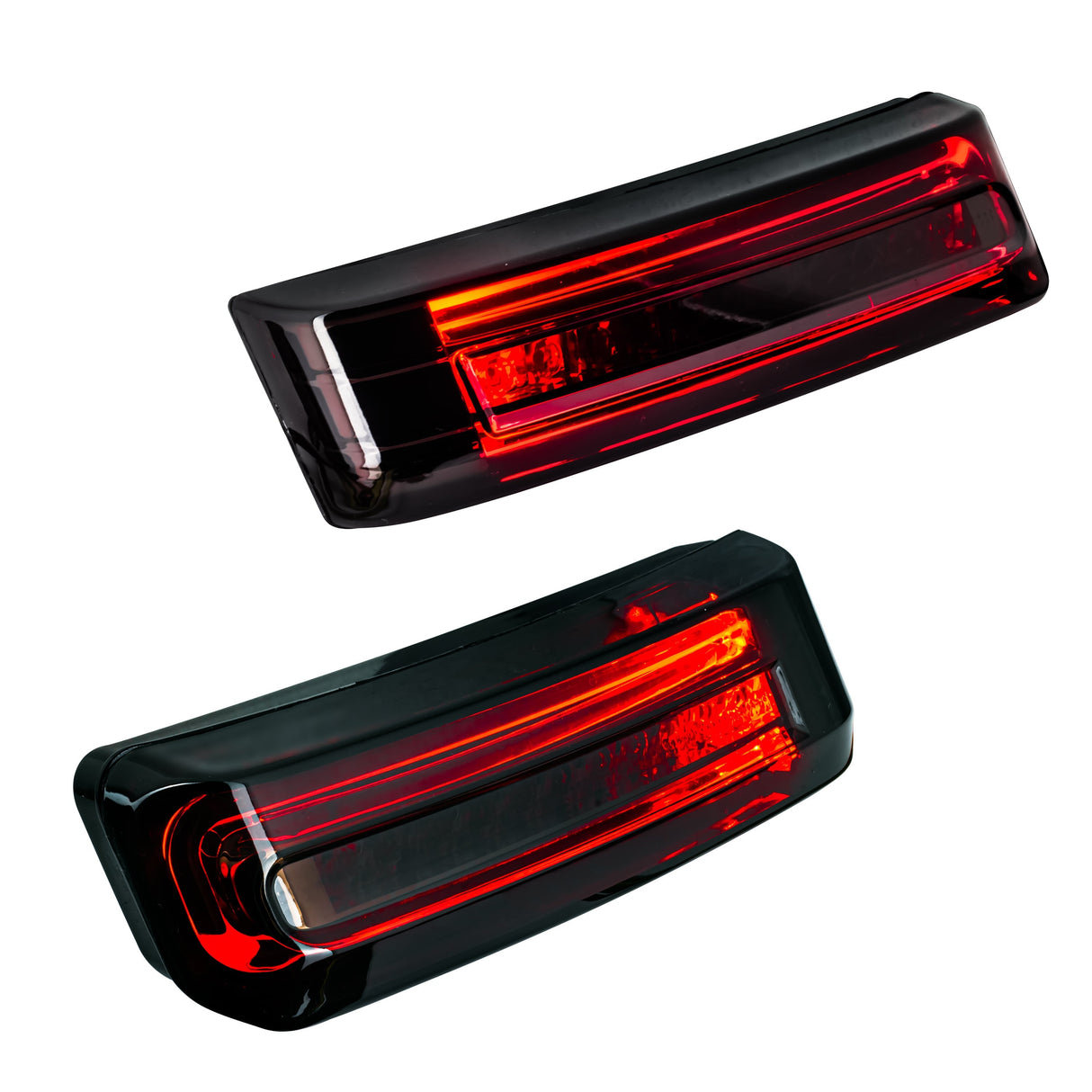 Eagle Lights HALOS Saddlebag LED Tail Lights with Turn Signals, Running Lights and Brake Lights for 2023.5 to Current Harley-Davidson® Touring and CVO Models