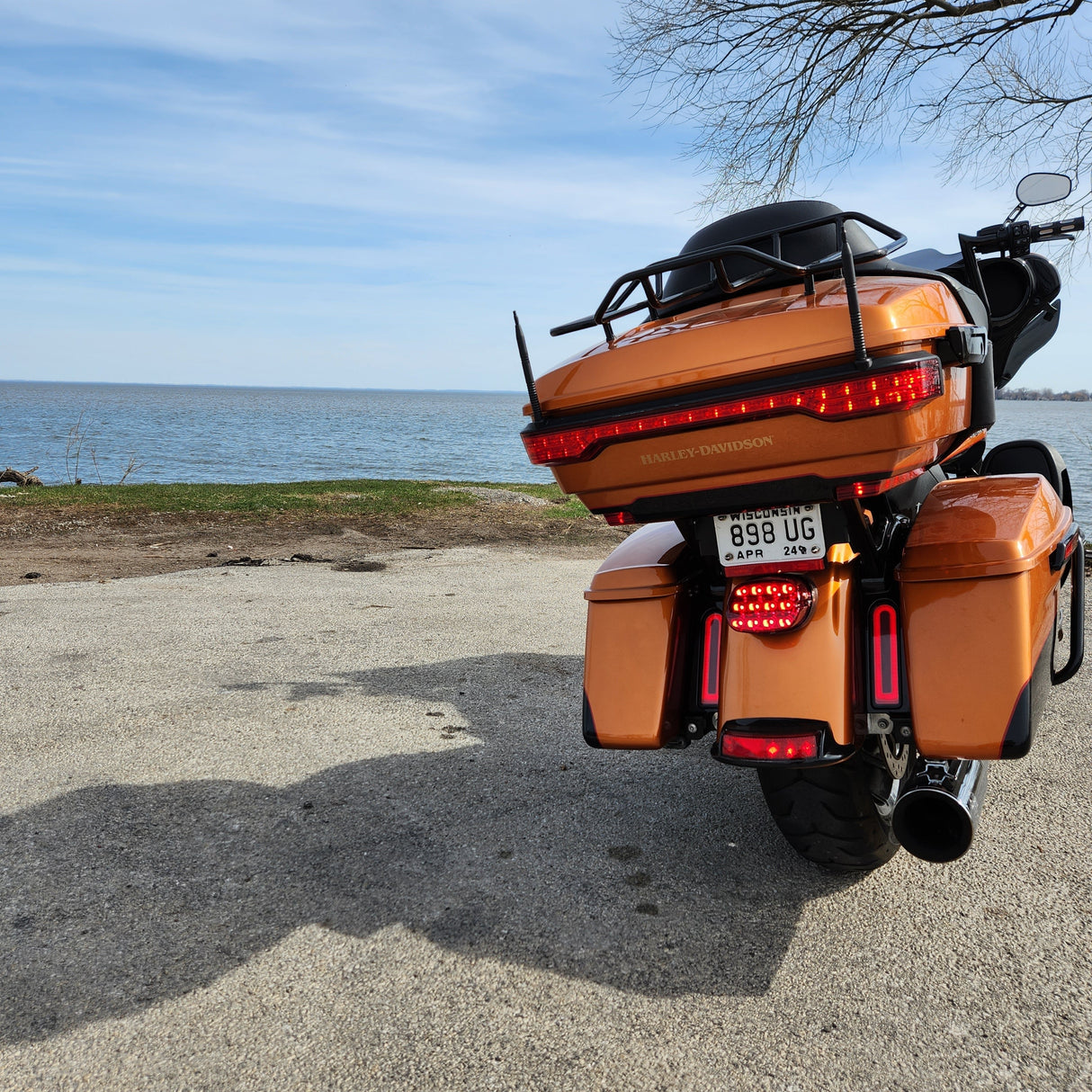 Eagle Lights Saddlebag HALOS Running, Brake and Turn Filler Lights for Harley-Davidson® Motorcycles