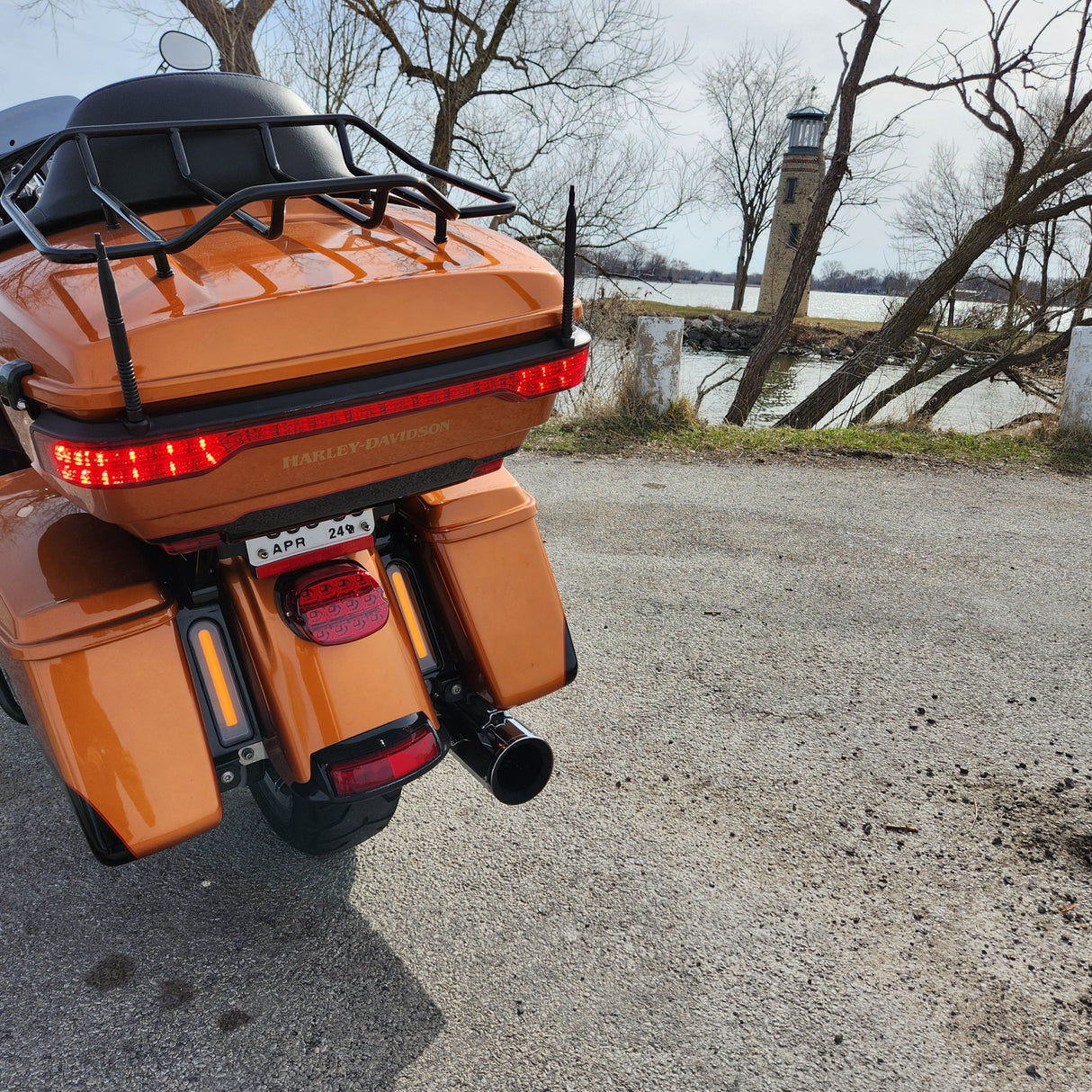 Eagle Lights Saddlebag HALOS Running, Brake and Turn Filler Lights for Harley-Davidson® Motorcycles