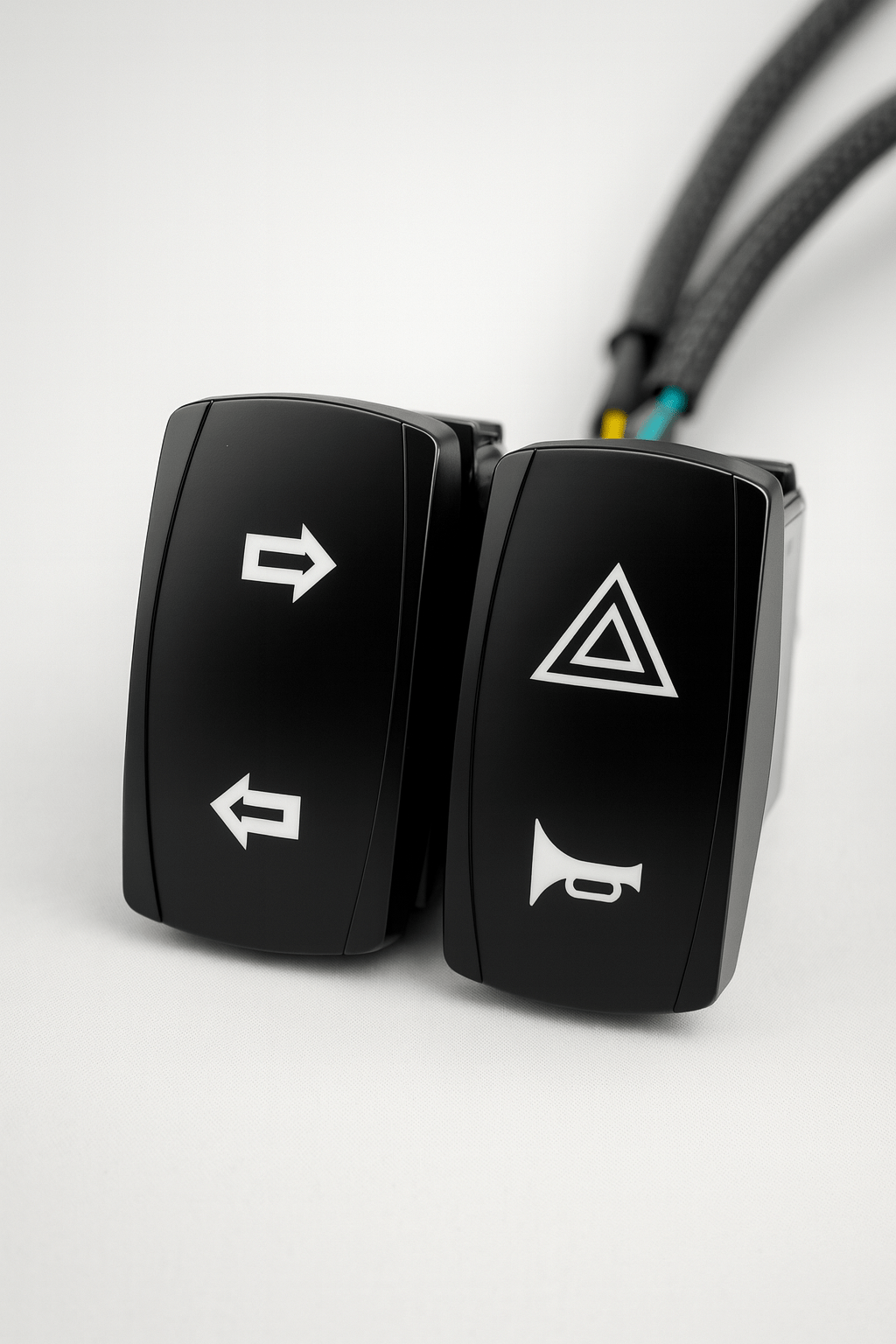 Eagle Lights TrailSignal UTV Turn Signal & Horn Kit — Plug-and-Play, Universal Fit (4 Amber LEDs)