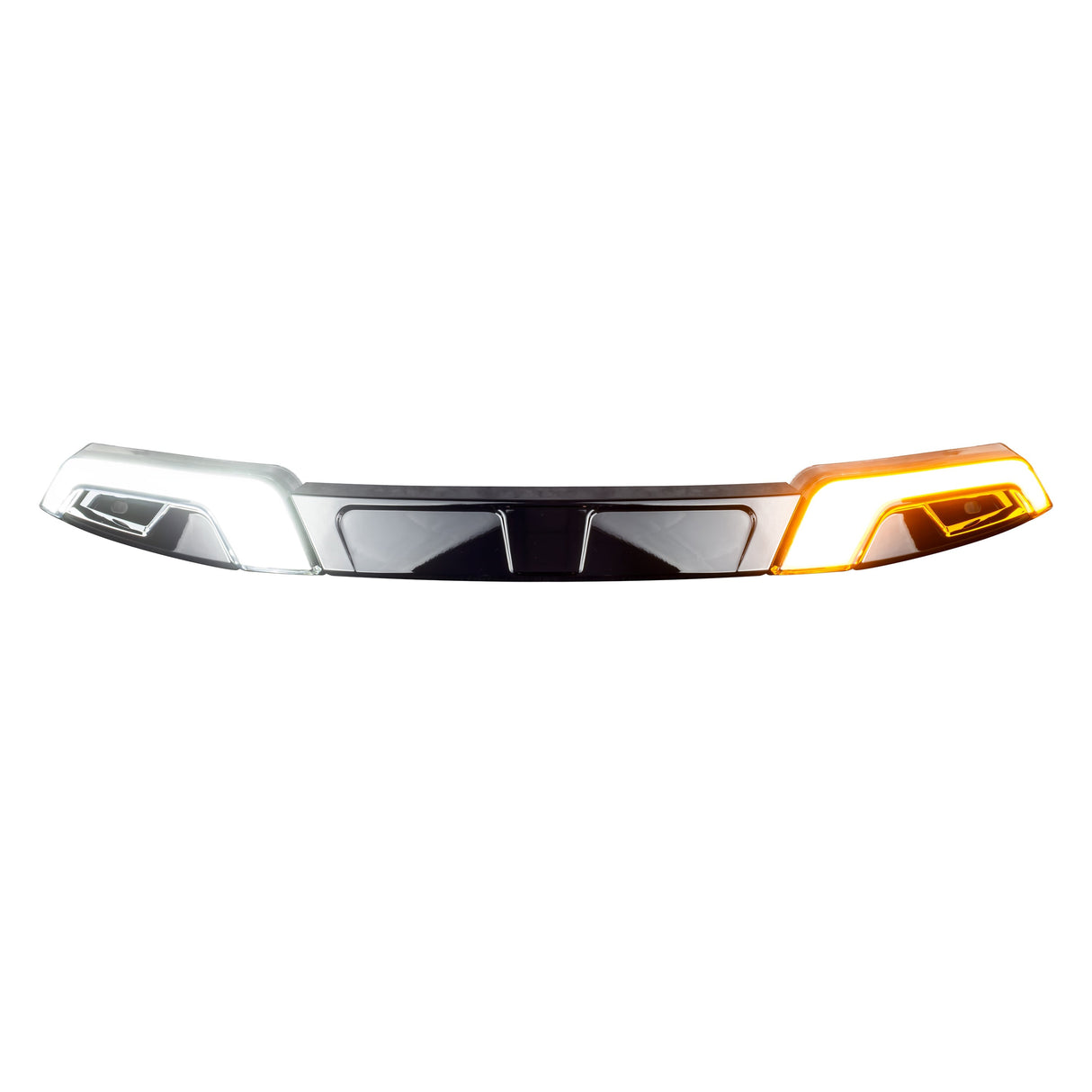 Eagle Lights HALOS LED Windshield Trim with White Running Lights & Amber Turn Signals for Harley-Davidson® Batwing Fairings, 2014 - Current Street Glide & Electra Glide models