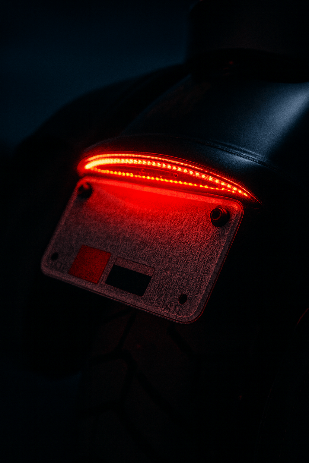 Eagle Lights SLIMLINE Auxiliary Run, Turn Signal and LED Brake Light for 2018+ Harley-Davidson® Fat Bob