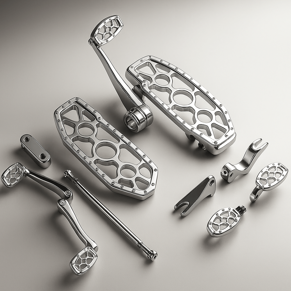 Eagle Lights REDLINE MX Floorboards for 2014 - 2025 Harley-Davidson® Touring Models