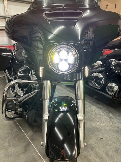 Eagle Lights SWITCHBLADE Low Profile Fork LED Turn Signal and Running Lights for 2006 - 2023 Harley-Davidson® Models