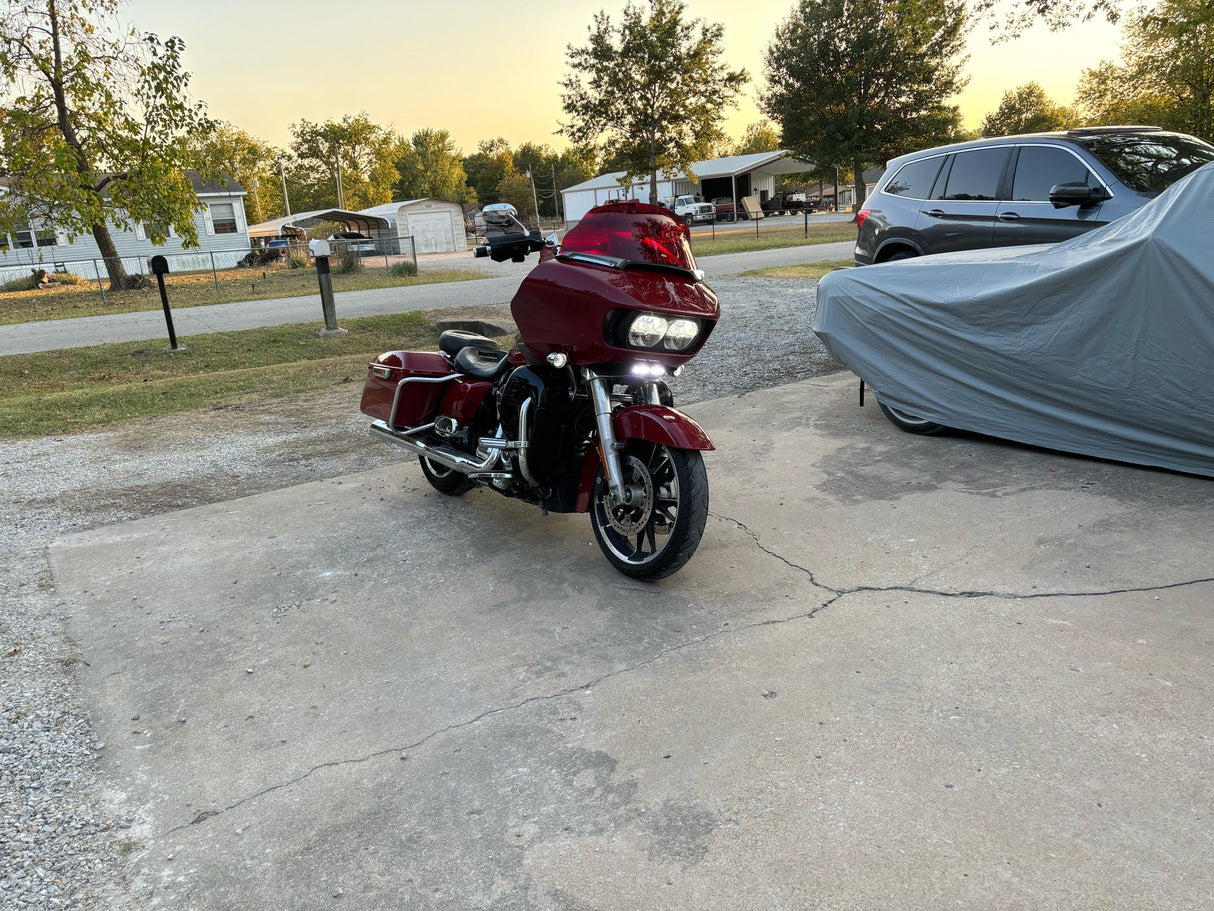 Eagle Lights 6" Generation II LED Projection Light Bar with Plug and Harness for 2015- Current Harley-Davidson® Road Glide Models