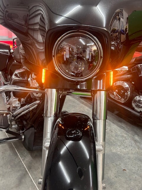 Eagle Lights SWITCHBLADE Low Profile Fork LED Turn Signal and Running Lights for 2006 - 2023 Harley-Davidson® Models
