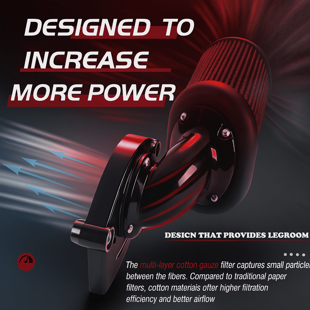 Eagle Lights TORQUE BREATHER Air Cleaner for 2017 to Current Harley-Davidson® Touring and Softail Models