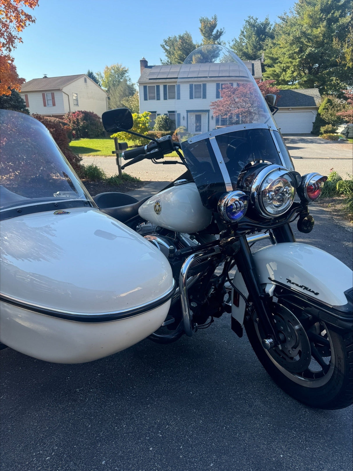 Eagle Lights Color Matched 4.5" Red and Blue LED Passing Lamp Kit for Harley-Davidson® and Others