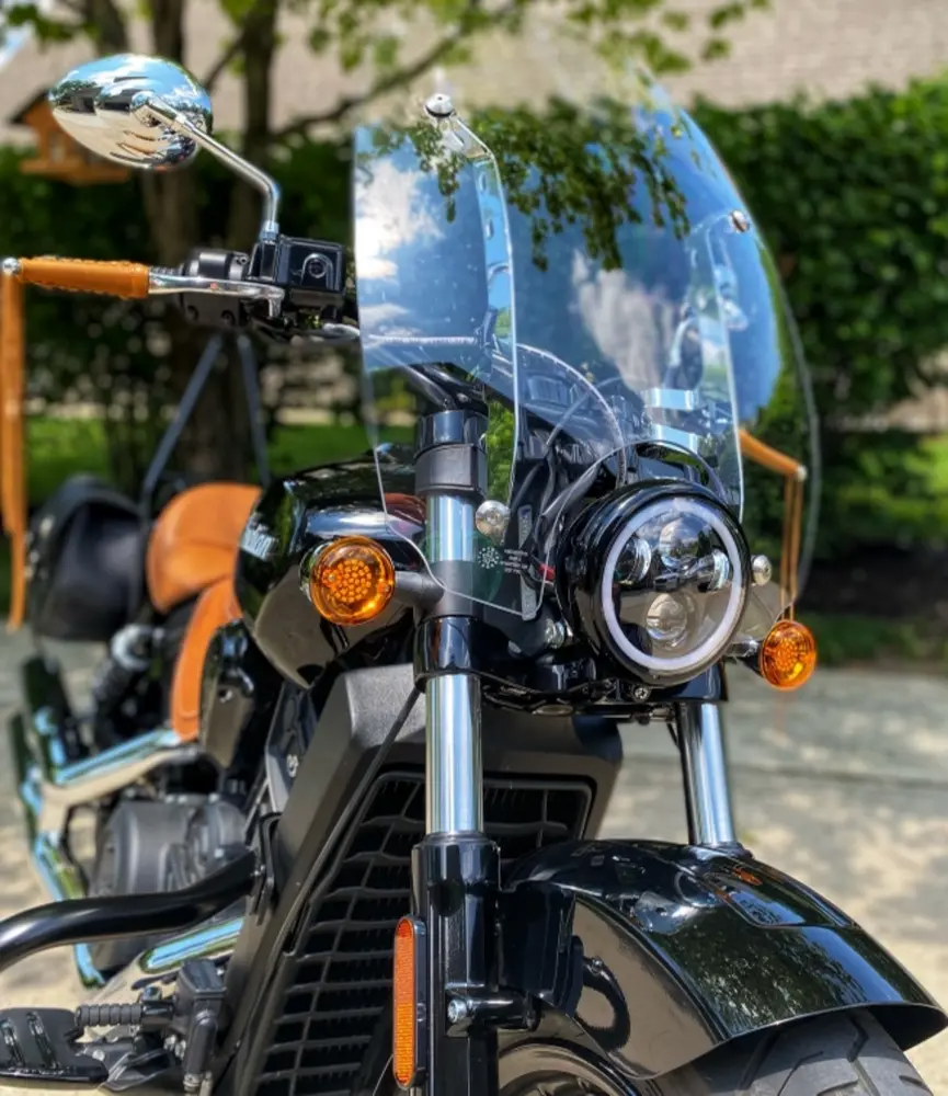 Eagle Lights 5 3/4" LED Headlight Kit with Halo Ring for Harley-Davidson® and Indian® Motorcycles - Generation II