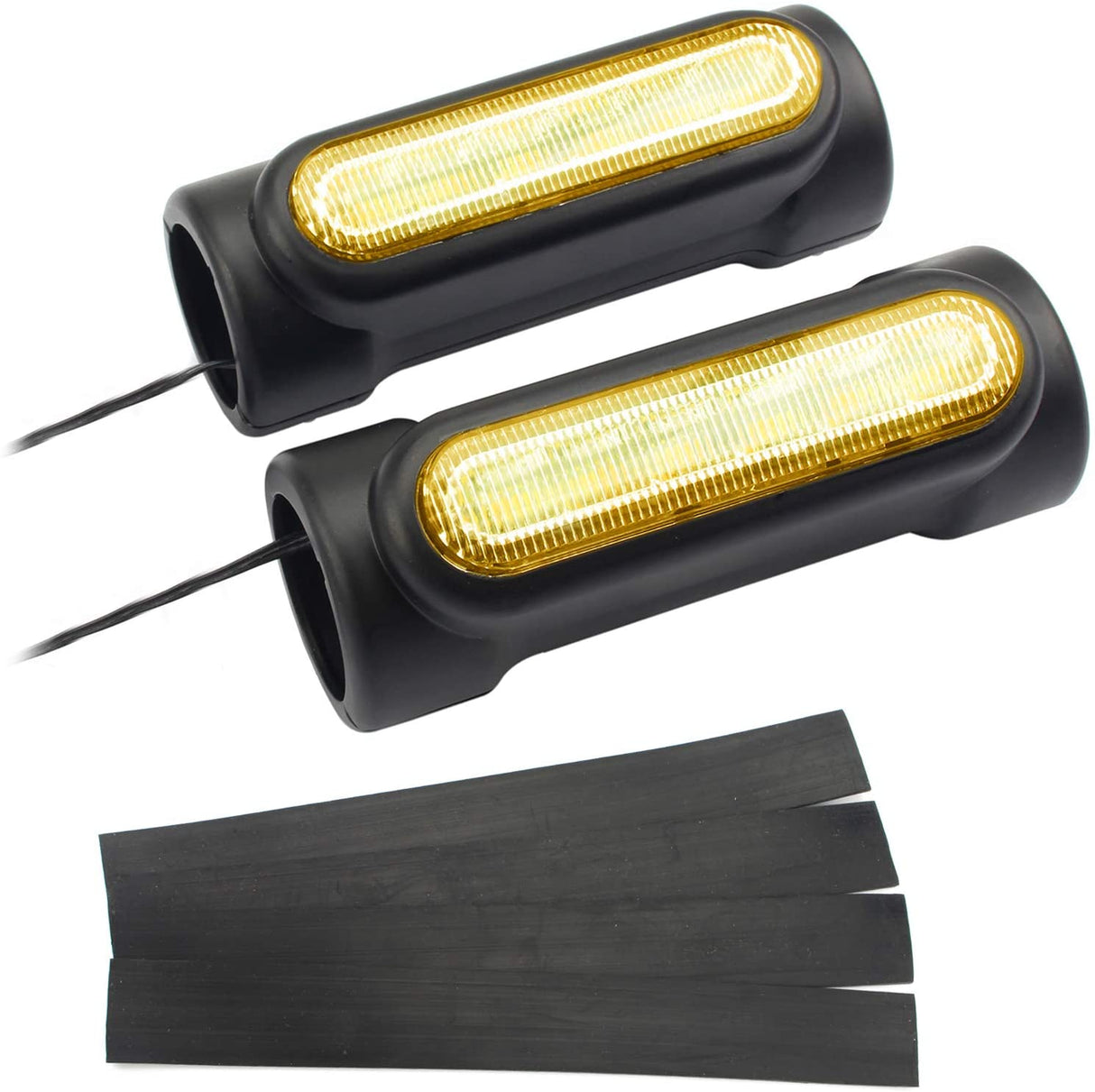 Eagle Lights Motorcycle Highway Bar Light Switchback Driving Lights DRL Turn Signal (White Amber LED for Crash Bars Harley-Davidson® Touring Bikes)