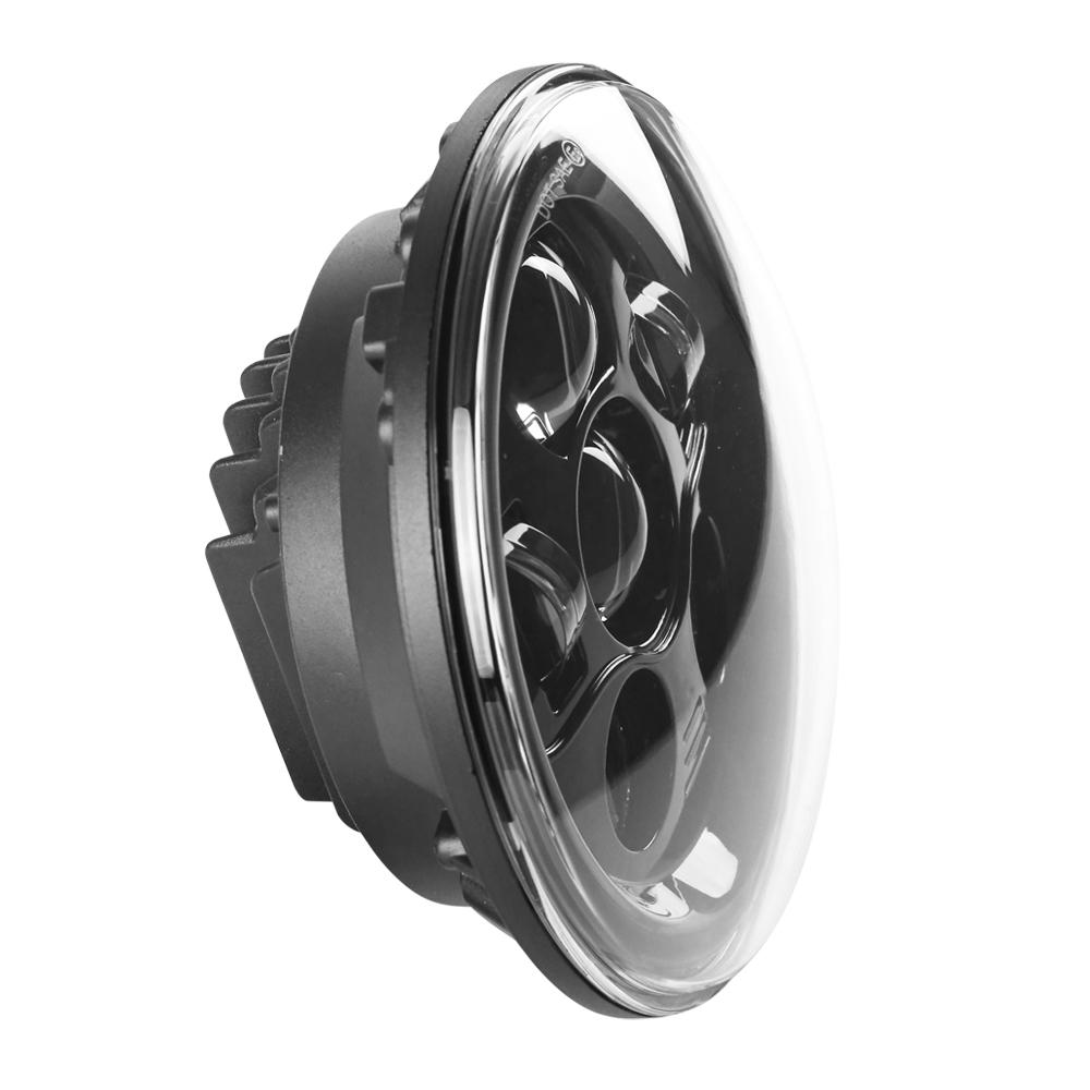 Eagle Lights 7" LED Headlight Kit for Harley-Davidson® and Indian® Motorcycles - Generation III / Black