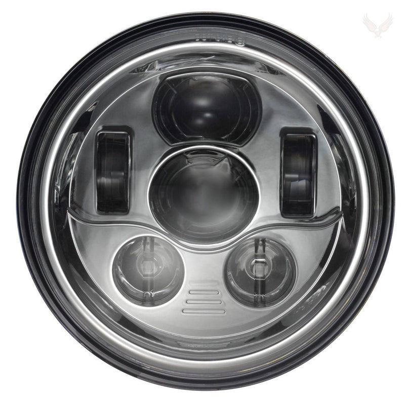 Eagle Lights 1997-2003 Honda Valkyrie Standard and Touring Models Round Projection LED 7" Headlight and 4.5" Passing Lights