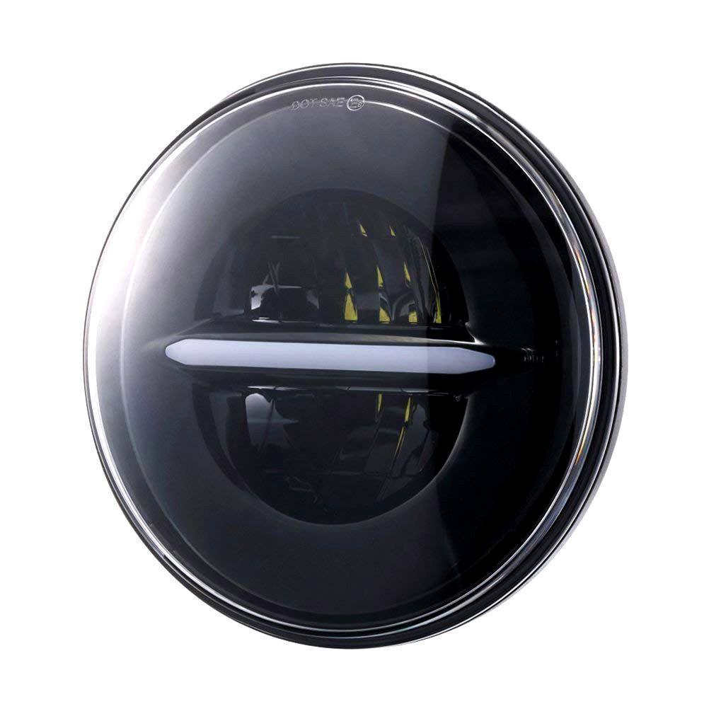 7” LED Headlight And Passing Lights - Eagle Lights Infinity Beam Series 7" Round LED Headlight With LED Passing Lights