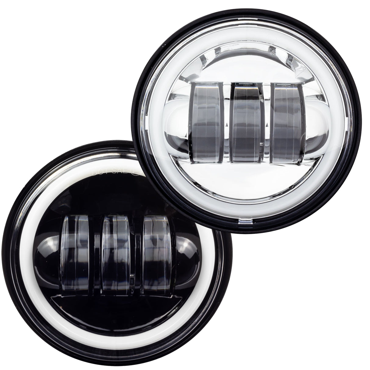 Eagle Lights 8700HP Halo 4.5" LED Passing Lamps for Harley-Davidson®