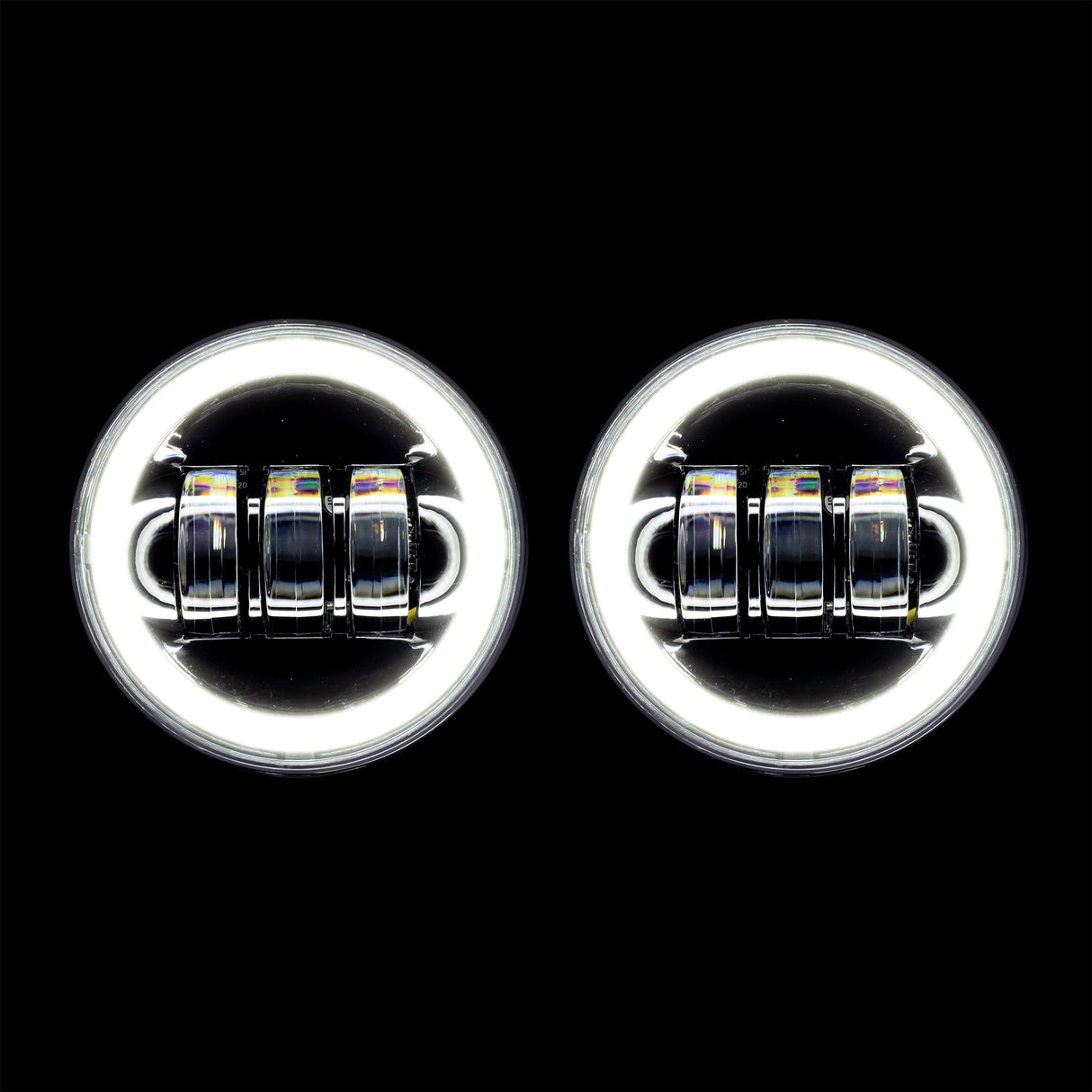 Eagle Lights 8700HP Halo 4.5" LED Passing Lamps for Harley-Davidson®