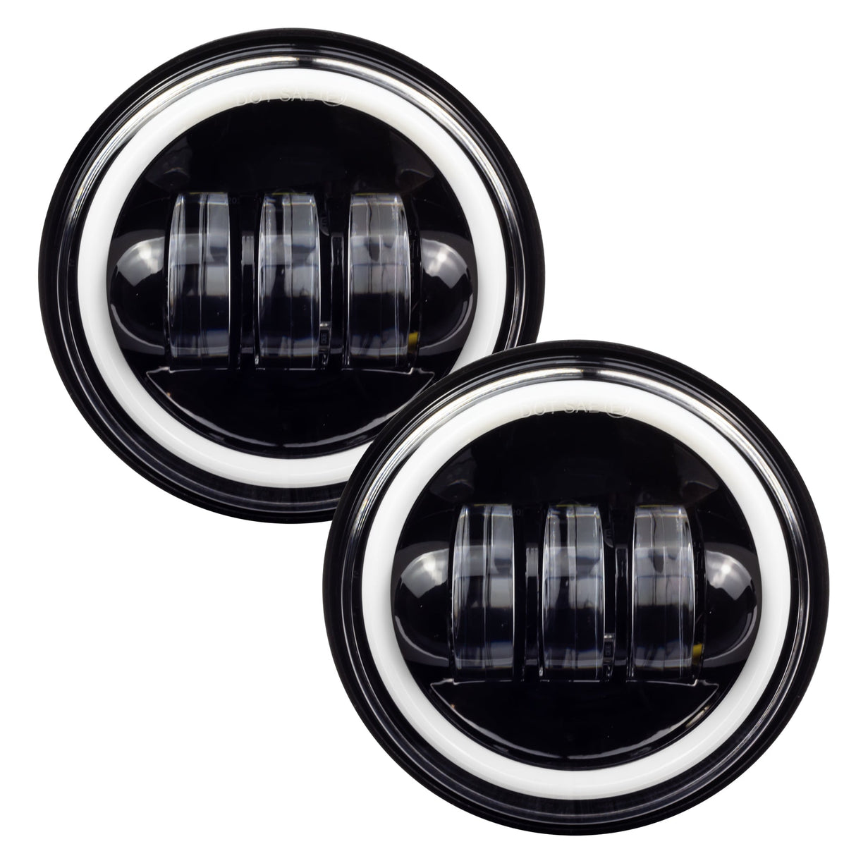 Eagle Lights 8700HP Halo 4.5" LED Passing Lamps for Harley-Davidson®