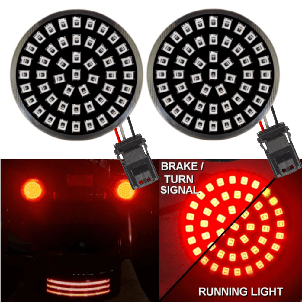 Eagle Lights Midnight Edition Rear LED Turn Signals and Brake Lights for 2025+ Softail Models