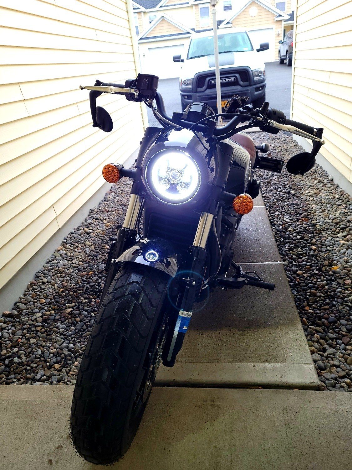 Eagle Lights 5 3/4" 8900 Series Generation III LED Projection Headlight For Indian® Scout, Scout 60, Bobber