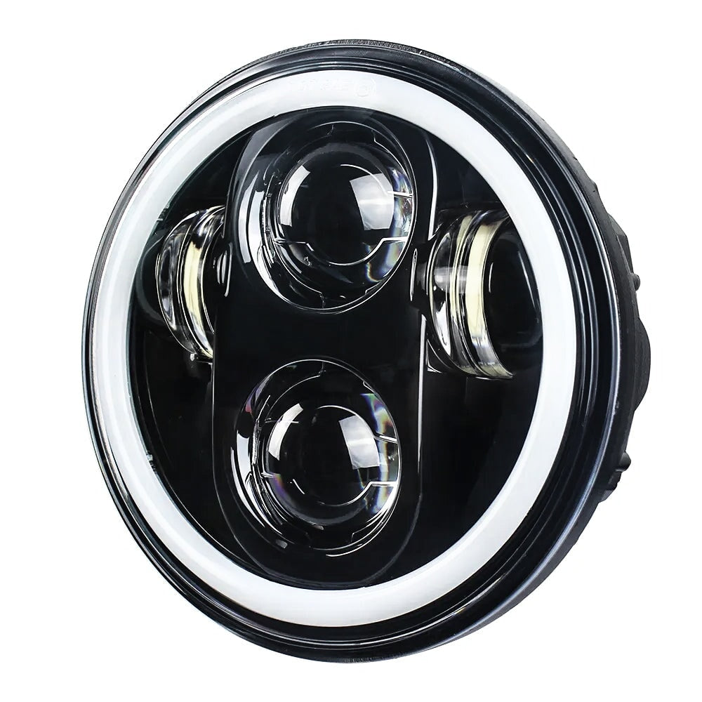 Eagle Lights 5 3/4" LED Headlight Kit with Halo Ring for Harley-Davidson® and Indian® Motorcycles - Generation II