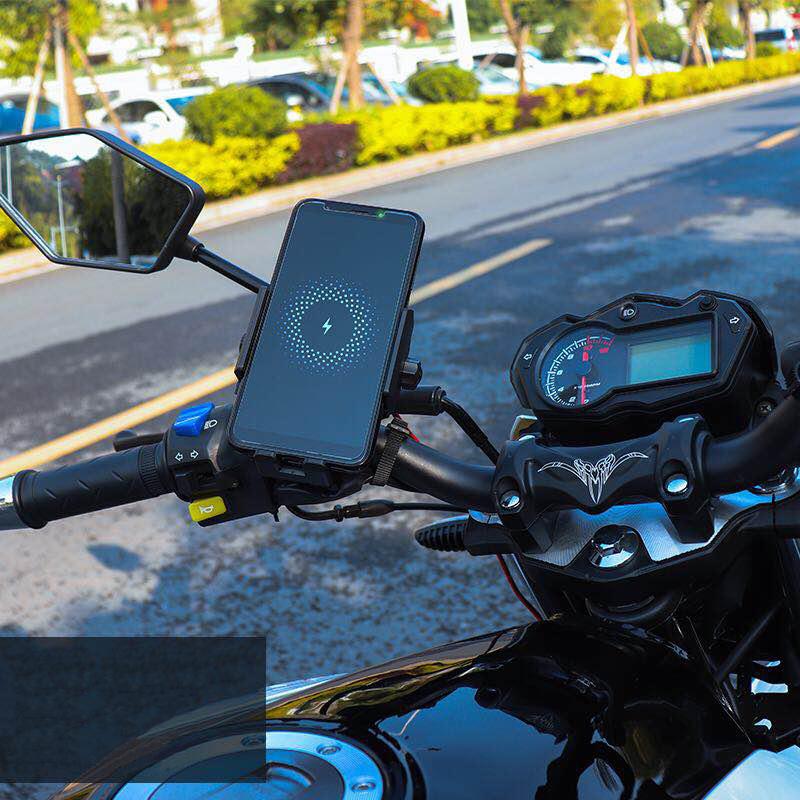Eagle Power Wireless Charging Motorcycle Phone Mount / Holder
