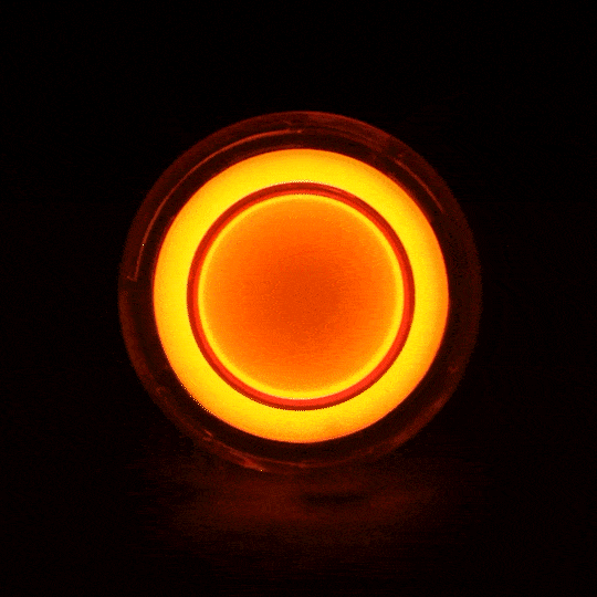 Eagle Lights HALOS 2" Front LED Turn Signals for Harley-Davidson® Motorcycles with Amber Running Light