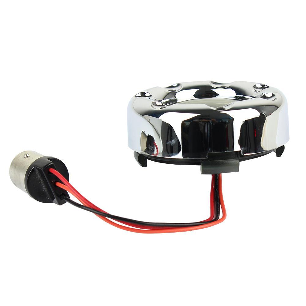 Eagle Lights 2” Infinity Beam Front and Rear (1157) LED Turn Signal Kit w/ Running LED Light Ring Covers for Harley-Davidson® Motorcycles