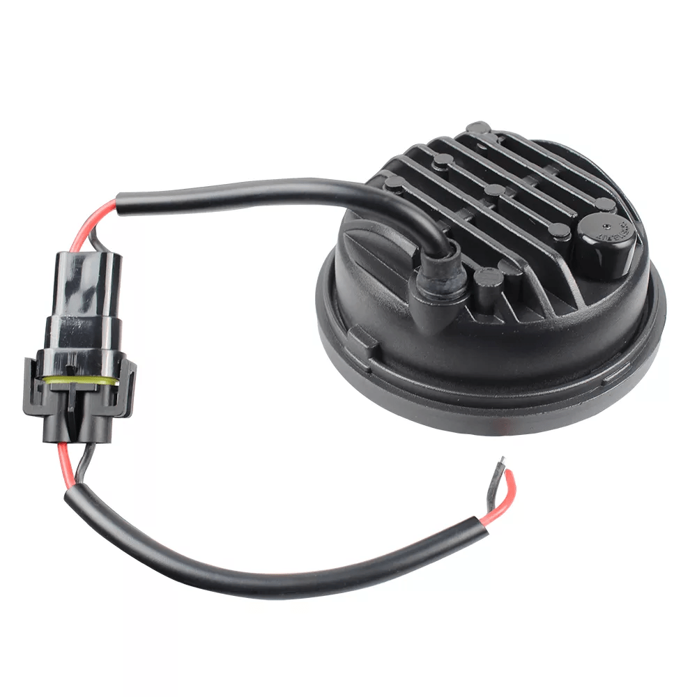 Eagle Lights 7" LED Headlight and 4.5" LED Passing Light Kit for Harley-Davidson® and Indian® Motorcycles - Generation I / Black