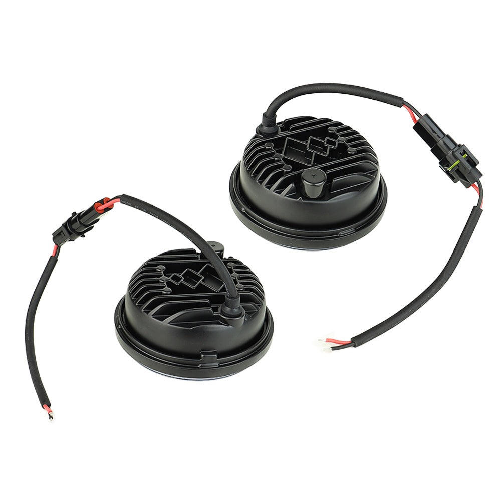 Eagle Lights 7" LED Headlight and 4.5" LED Passing Light Kit for Harley-Davidson® and Indian® - Generation II / Black