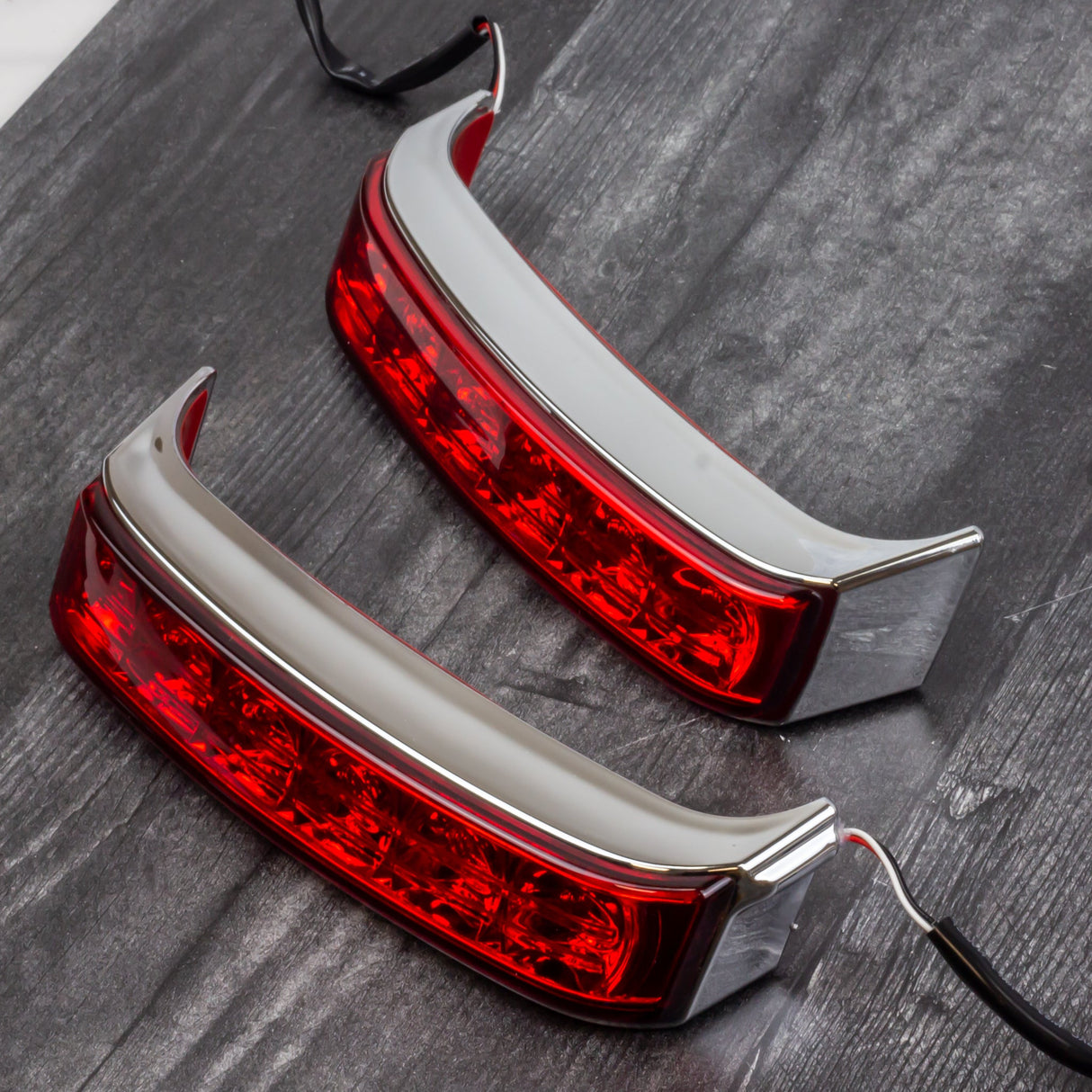 Eagle Lights Saddlebag LED Tail Lights with Turn Signals, Running Lights and Brake Lights for 2014 to Current Harley-Davidson® Touring Models