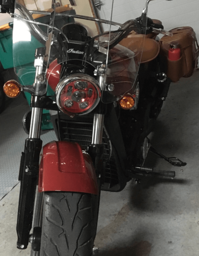 Eagle Lights 5 3/4" 8900 Series Generation III LED Projection Headlight For Indian® Scout, Scout 60, Bobber