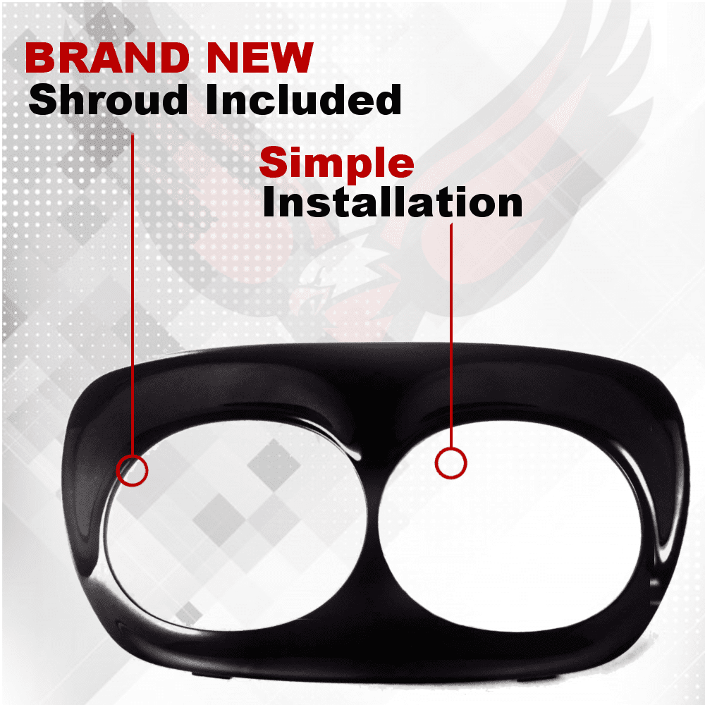 Road Glide LED Headlights - Eagle Lights Road Glide 1998 - 2013 LED LED Projection Headlight For Harley Davidson Road Glide*