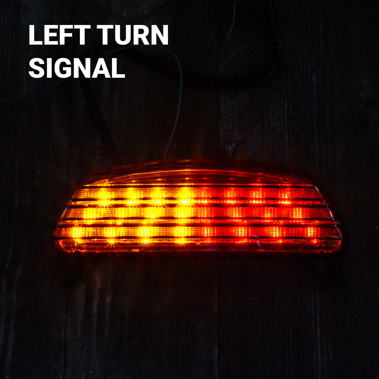 Eagle Lights Bobtail Tri-Bar LED Tail Light with Turn Signals For Harley-Davidson® '06 - Current Softail FXST, FXSTB, FXSTC, FXSTS and FLSTSB