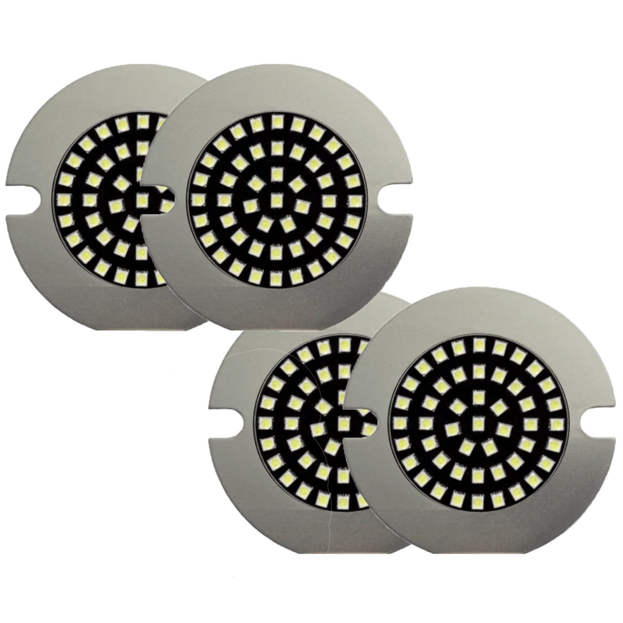 Eagle Lights Midnight Edition 3 1/4" Front and Rear LED Turn Signals For Harley-Davidson® Motorcycles - 1157 Base Front / 1156 Base Rear